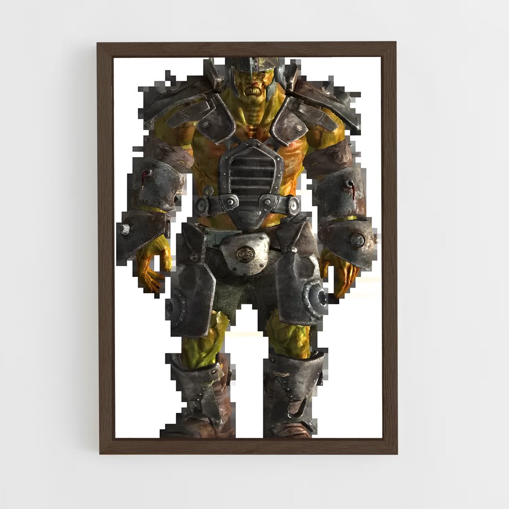 Poster Le Guerrier Mutant – affiche Fallout (vue 5)